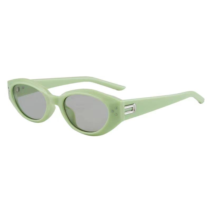 Korean Style Women Sunglasses Fashion Cat Eye Shape Anti-glare Sun Glasses for Outdoor Hiking