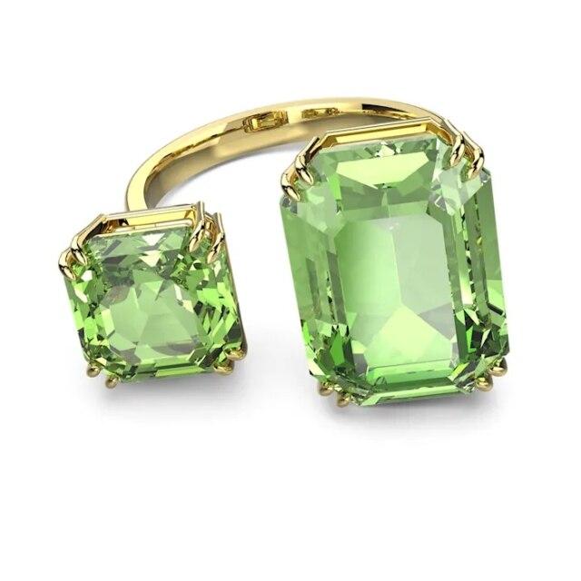 Модные Трендовые Женские Украшения Цветные Хрустальные Каменные Ожерелья Блестящие Кольца Большие Серьги Модные Ожерелья