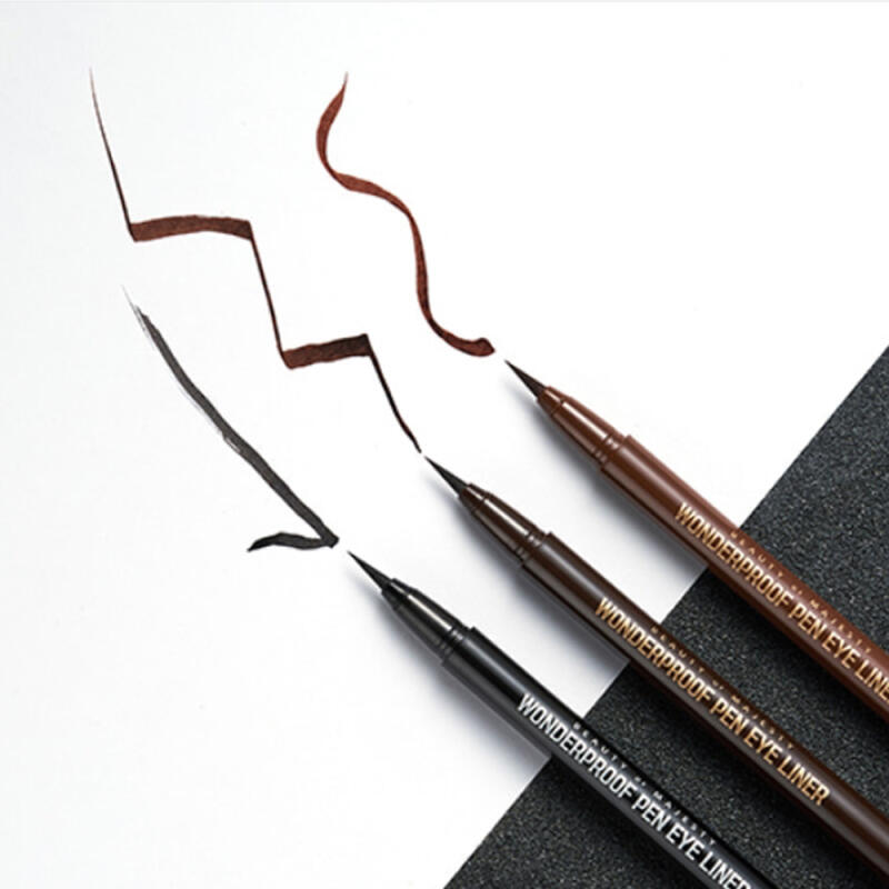 Choose one of three colors of Biom Wonderproof Pen Eyeliner Wonder Brown