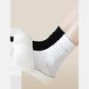 5/10 Pairs Women's Seamless Solid-Color Cotton Mid-Calf Socks