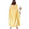 Unisex M-xl Ancient Greek King And Queen Costume Perfect For Fantasy Role Play Events