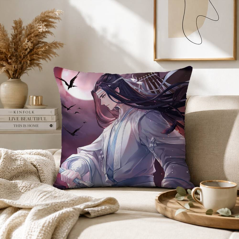 The Founder of Diabolism Mo Dao Zu Shi Pillow Case for Sofa Living Room Home office Decor Protective Cover