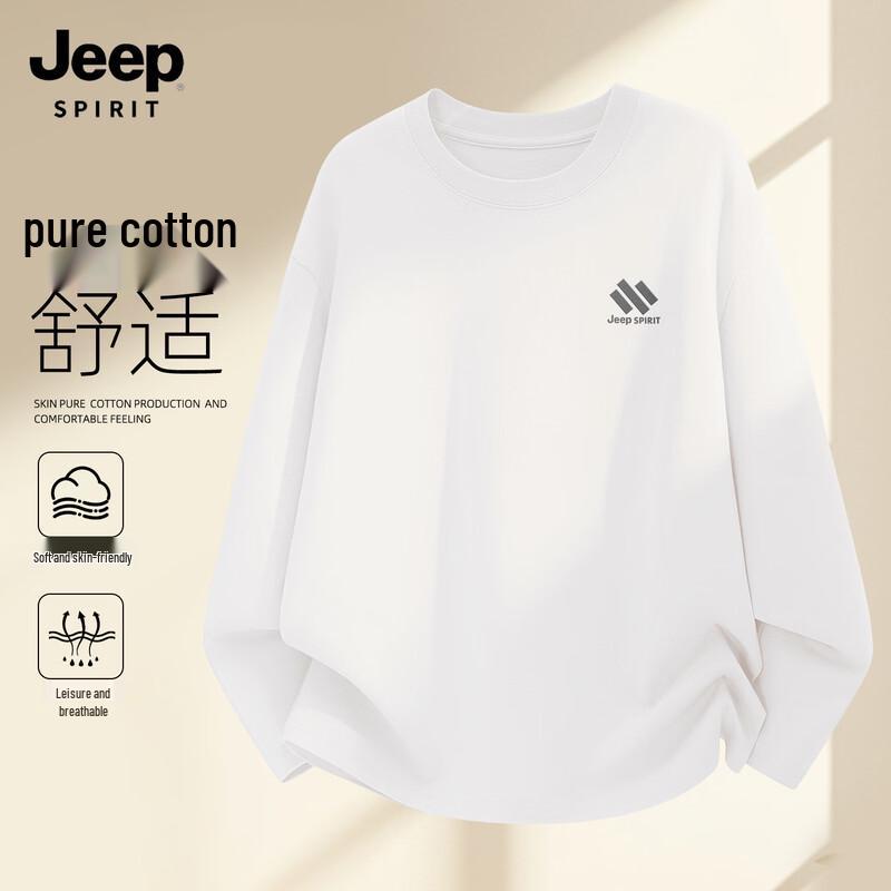 

Мужская футболка с длинным рукавом JEEP SPIRIT из чистого хлопка 3XL