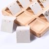 Solid Wood Counter Props Jewelries Rack Ear Jewelry Display Rack Various Types of Jewelry Decoration Racks Velvet Earring Holder