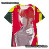Chainsaw Man Anime 3d Prited Tops Boys Tshirt Girls Tshirts Children's Short Sleeve T-shirt Child Casual Clothes 4-14 Years