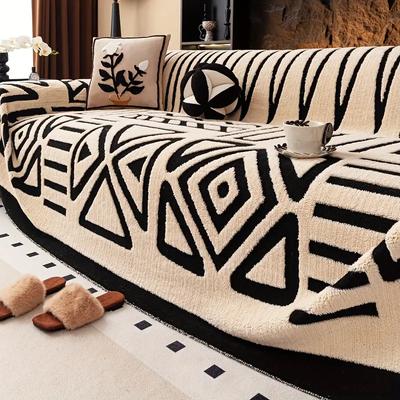 Nuevo Protector de Sofá Estilo Bohemio, Adecuado para Mascotas, Funda de Sofá de Terciopelo, Aplicable a Sillones, Sofás Dobles, Sofás de Tres Plazas, Sofá Combinado