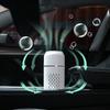 Car Air Purifier Colorful Ambient Glow Charging Port Desktop Air Purifier Mini Odor Remover Quiet Functioning for Bedroom
