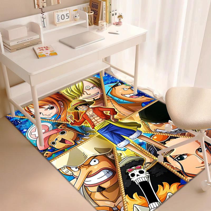 Starring the Japanese Cartoon ONE PIECE Monkey D. Luffy Carpet Is Suitable for Living Room and Bedroom Doormats Office Balcony Decorative Carpet V20