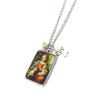 Les Trésors De Lily [J6962] - Virgin Mary 'Religious Icon' Designer Necklace - Virgin and Child - 32x23 Mm