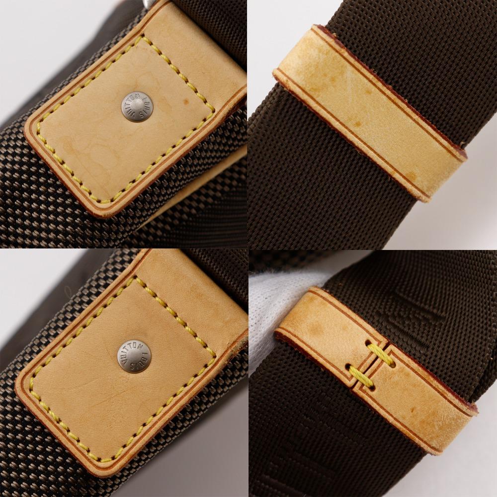 LOUIS VUITTON Sitadan NM Shoulder Bag M93224 Tail Brown Damier Jean Canvas mens Used