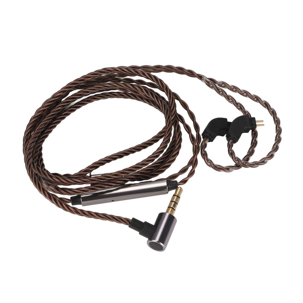 Earphone Cable Replacement Headphone Cable with Mic for 2 Pin 0.78mm Headphones for Weston 1964 UE3X UE18 W4R