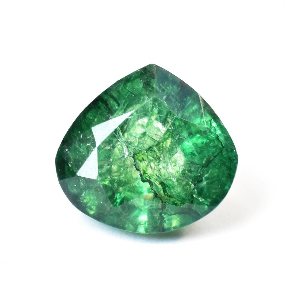 Colombian CERTIFIED Natural Green Emerald Pear Cut 8.30 Ct Loose Gemstone