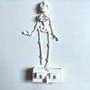 with Suction Base Dancing Skeleton Aquarium Bubbler Wiggling Skeleton Ornament  Aquatic Landscaping