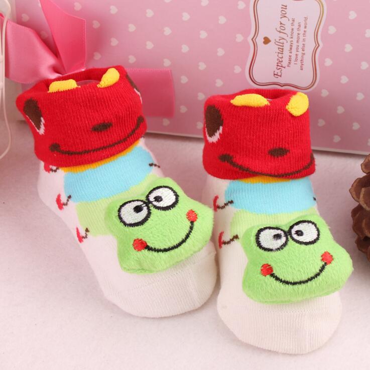 Baby Socks Toy Slipper Girls Boy Newborn Accessories Anti Slip Toddlers Gift Clothes Kids Infant Stuff Children With Bell Animal