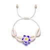 Handmade Soft Clay Flower Shell Braided Bracelet – Fashionable and Versatile