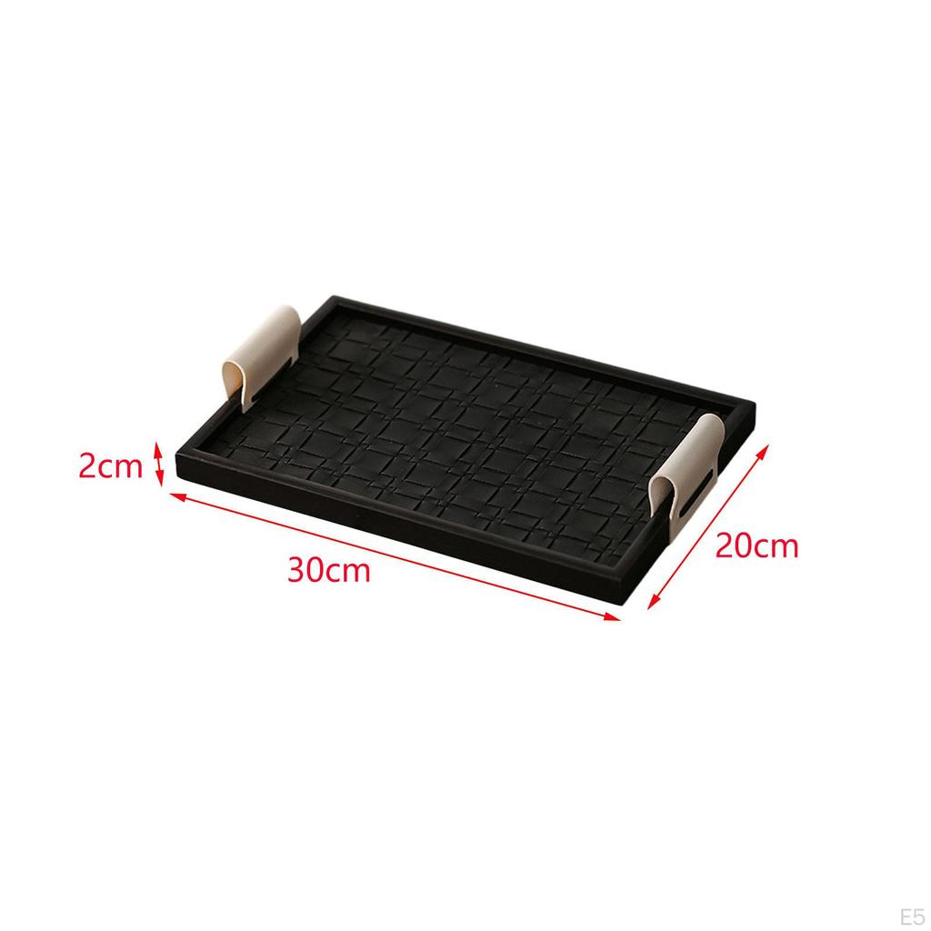 Jewelry Storage Tray Cosmetic Sundries Plate Decorative Versatile Necklace Display Dessert Serving