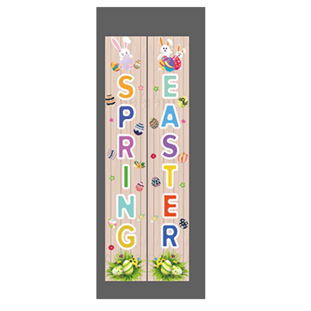 180 * 30Cm Easter Family Party Festival Atmosphere Arrangement Flag Polyester Cloth Couplet Customization