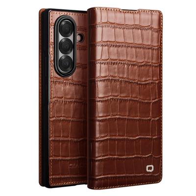 Chali Echtleder Magnetisches Flip Case für Samsung Galaxy Z Fold7