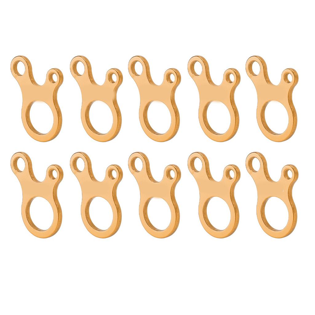 3 Holes Rope Tensioner Guy Line Cord Tightening Adjusters for Tent Camping Hiking Backpacking Outdoor Activity Gold