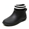 2024 Four Seasons Male Rain Boots Novelty Men's Rain Boots Non-slip Breathable Masculino Slip-on Winter Warm Rain and Snow Shoes