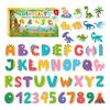 Kids Educational Refrigerator Magnet Alphabet Number Fruit Animal Preschool Learning Home Kitchen Whiteboard Locker Fridge Magnetic Decoration