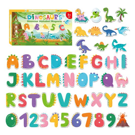 Kids Educational Refrigerator Magnet Alphabet Number Fruit Animal Preschool Learning Home Kitchen Whiteboard Locker Fridge Magnetic Decoration