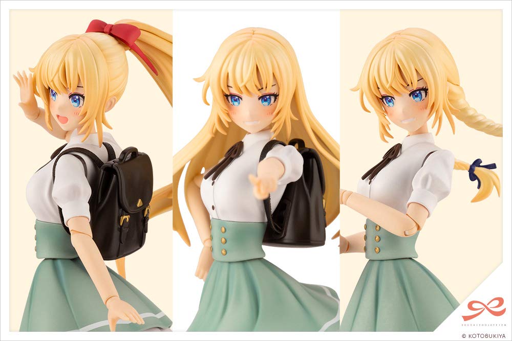 KOTOBUKIYA Sosai Garden Ritsuka Saeki Iris High Height 157mm scale plastic model JK003 Girls' [St. Girls' School/Summer Uniform] approx. 1/10