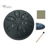 Steel Tongue Drum for Kids 3 Inches 6 Notes Mini Rain Drums Outside Rain Music Maker with Mallets And Music Book for Garden Camping Meditation Yoga
