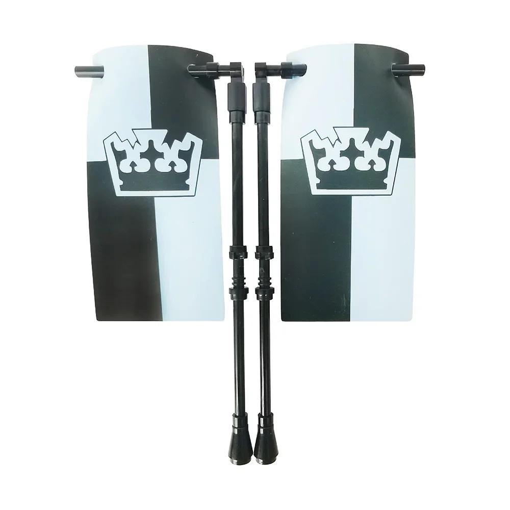 Klocki Budowanie Flag Miasta-Państwa Średniowieczne Postać Wojskowa Flaga Broń Starożytne Święte Cesarstwo Rzymskie Jerozolima Rycerz Świętego Łazarza Legion Zabawka