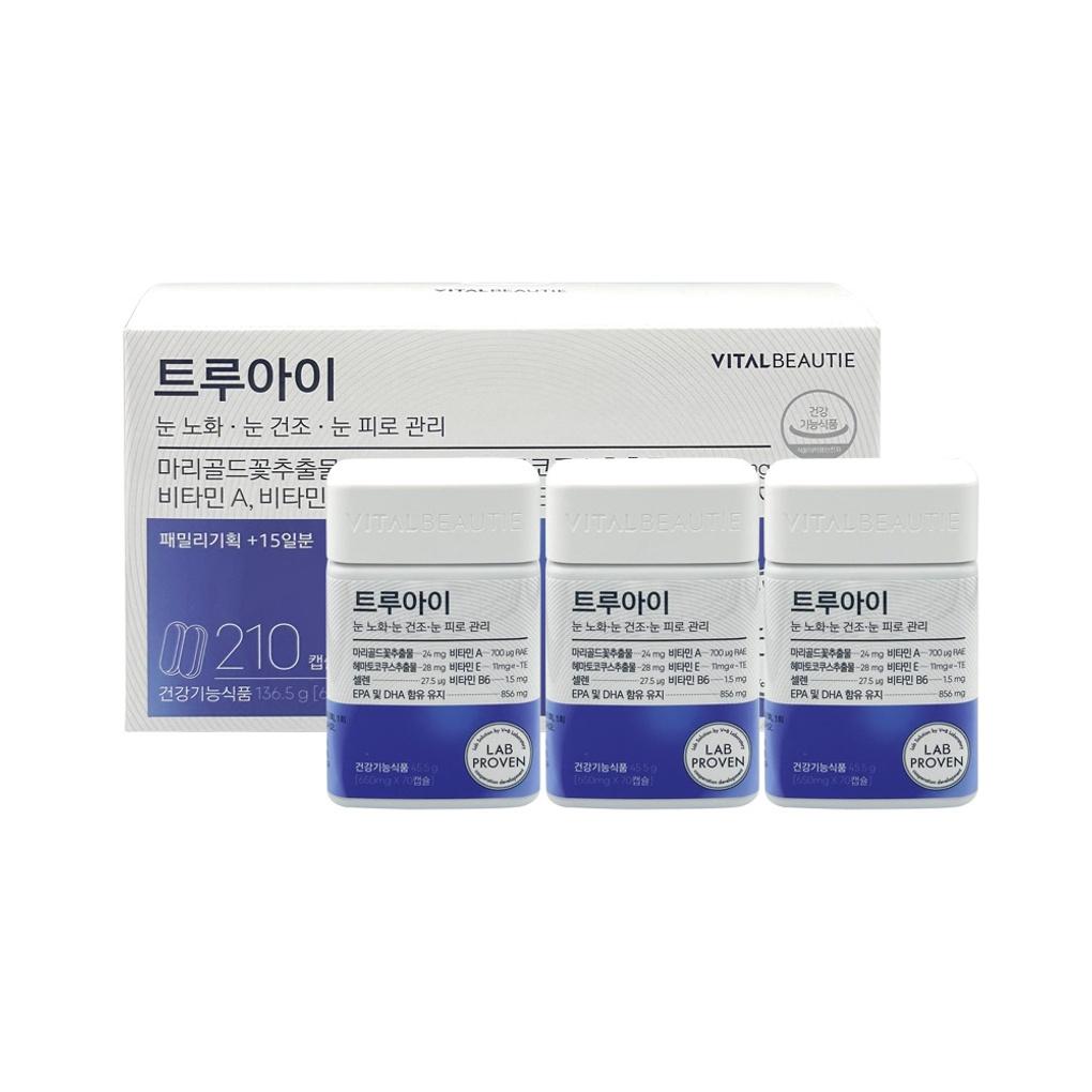 Vital Beauty True Eye Family Plan 136.5g (650mgx210capsules) G