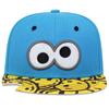 Baseballkappe Cartoon Große Augen Keksbiss Blau Snapback Hut Erwachsene Outdoor Reise Verstellbare Sonnenhüte Sport Trucker Cap
