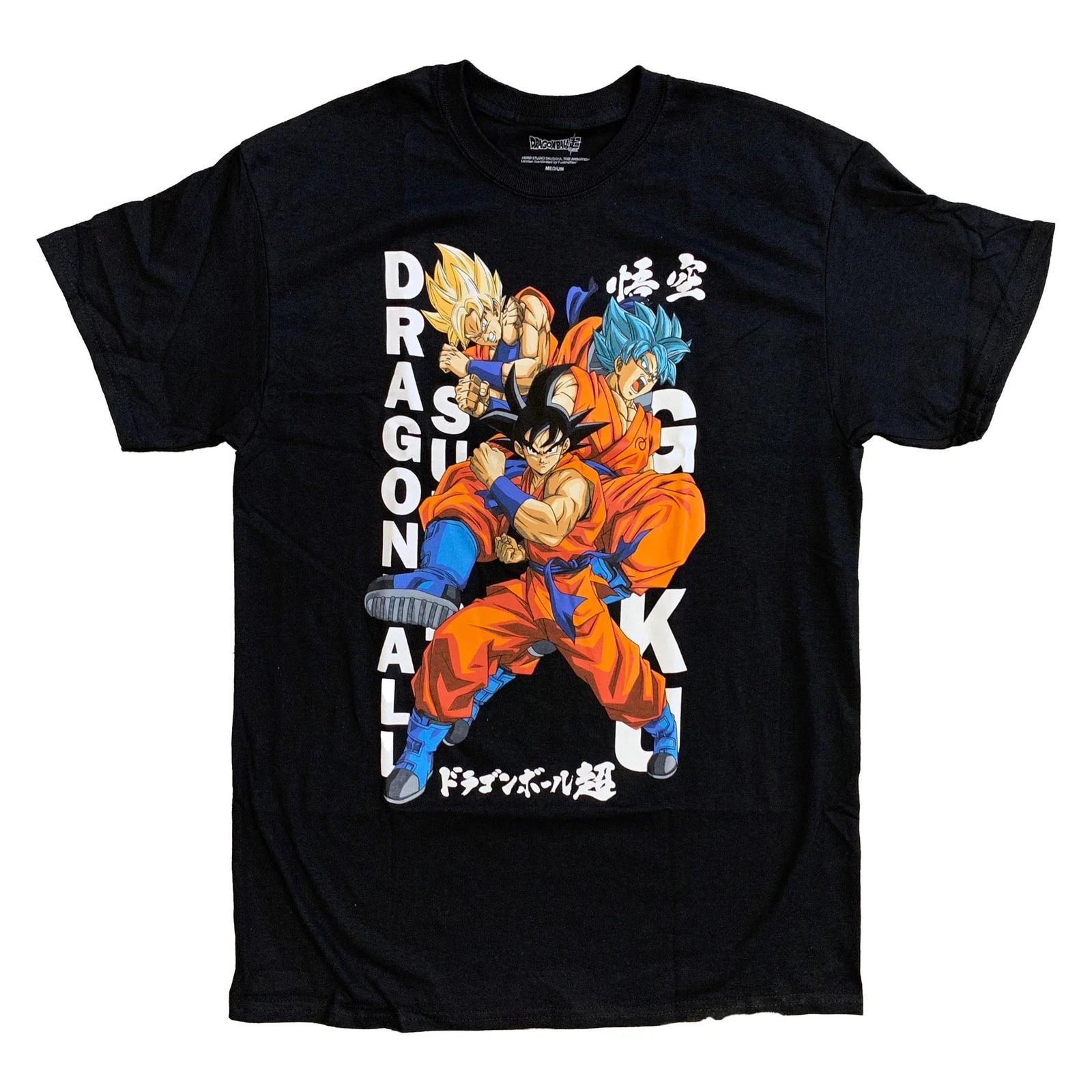 

Relaxing and Comfortable Dragon Ball Super Super Saiyan Goku Poses Anime Adult TShirt 2026 Tshirt for Unisex and Women M