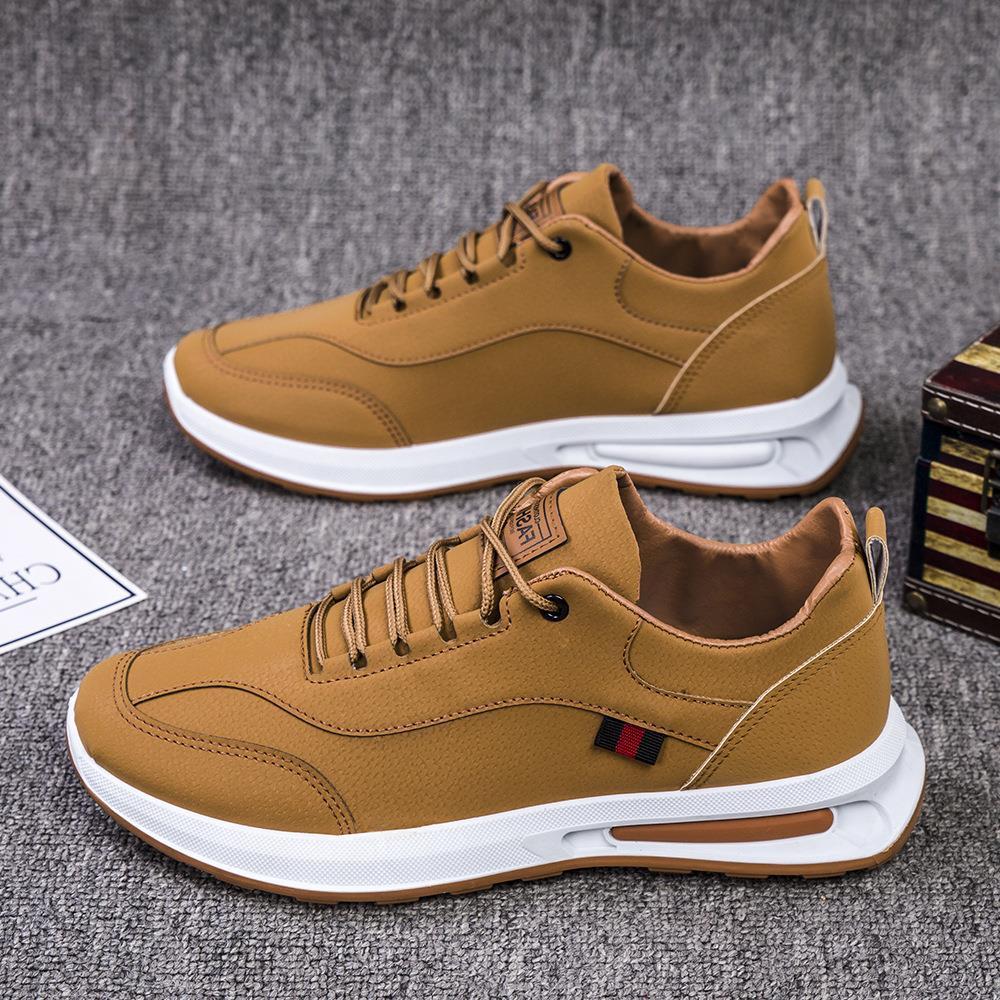22 new leather casual sports shoes dad shoes shoes running shoes student shoes