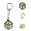 Portable Zinc Alloy Pocket Compasses With Keyring Camping Compasses Keychain Navigation Tool Climbing Equipment Enduring