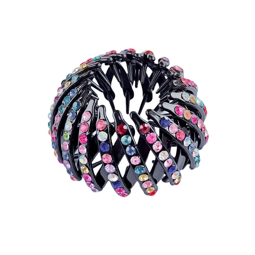Trendy Matte Bird's Nest Hair Curler: Versatile Claw and Ponytail Ring for Effortless Styling In Europe and America.