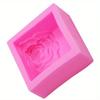 1PC 3D Rose Flower Silicone Soap Mold Silicone DIY Handmade Mould for Soap Making Candle Polymer Clay Molds Crafts DIY Forms
