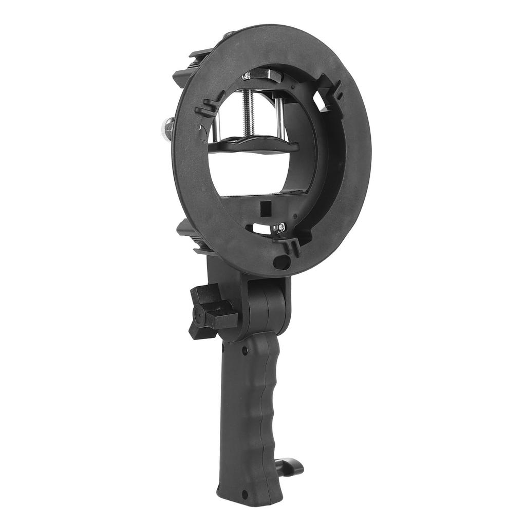 S Type Bracket for Bowens Mount Holder S Type Bracket Holder for Speedlite Flash Snoot Softbox Beauty Dish Reflector