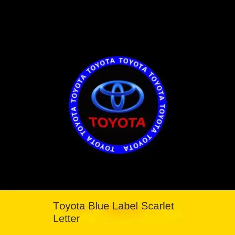 2026 New For Toyota Car Door LED HD Welcome Courtesy Shadow Projector Lamp Logo Light For Toyota Avalon Mirai  VVT-I 4WD Corolla
