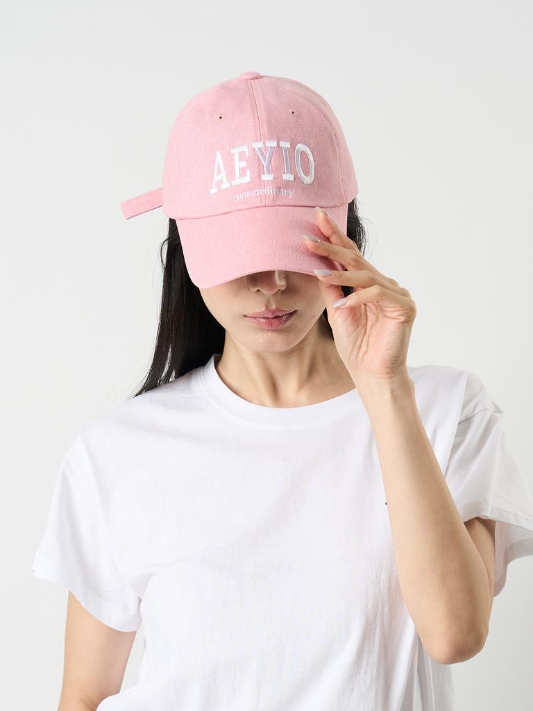 Eiwaioseutyudio Logo Washed City Cap (4 Colors)_Aca4000