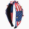 New Style Hairband Featuring Creative Five-pointed Star Pattern, with Striped Star Fabric Hair Accessory for The Head