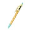 Sanrio Pompompurin Ballpoint Pen Mechanical Ballpoint Pen Ink with Mascot 642142 2-Color & Pencil, PMMA, Colors Black, Red, Retractable, Clip,