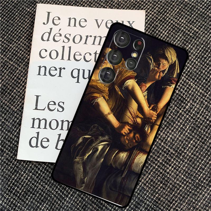 Judith Beheading Holofernes Case For Samsung Galaxy S25 Ultra S20 S21 S22 S23 S24 Ultra S9 S10 Plus S24 FE Back Cover Galaxy S24Ultra