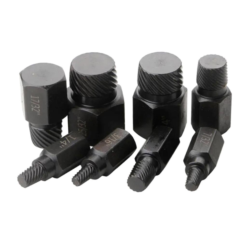 10 Pcs Multi-Spline Screw and Bolt Extractor Drill Bit Set Damaged Screw Remover Easy Out Bolt Extractor Easy to Use