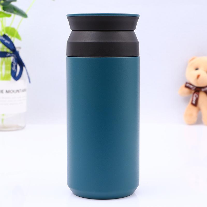 350ML Thermos Edelstahl Kaffeetasse Vakuumflasche Outdoor Mode Tragbarer Reisebecher Wasserflasche