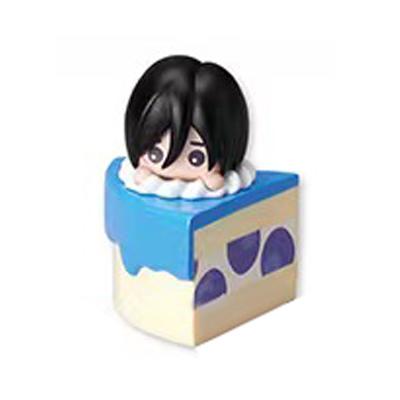 Genuine Gacha Figure Small Scale Model Attack on Titan Mikasa Eren Levi Cake Twisted Egg Action Figure Model Toys