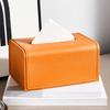 Household Waterproof Paper Box Desktop Napkin Storage Container Wide Mouth Tissue Boxes Practical Storage Supplies