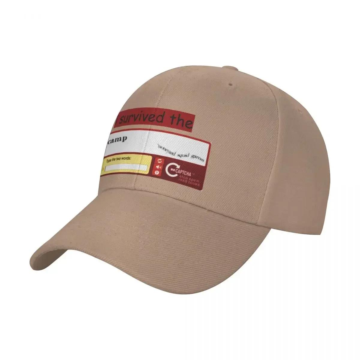 

I survived Camp Boneyard Captcha Baseball Cap tea Hat beach hat Designer Hat Vintage Boy Womens