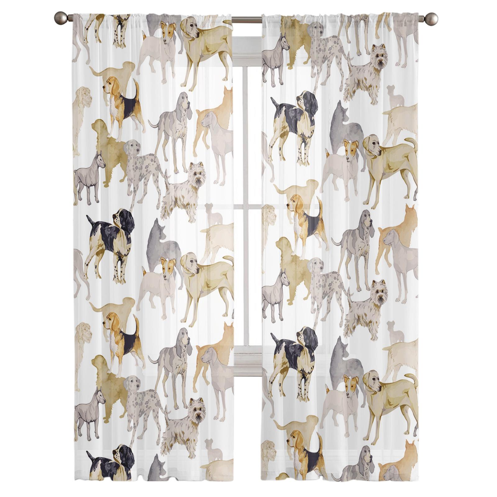 Прозрачные шторы для спальни — фото 3