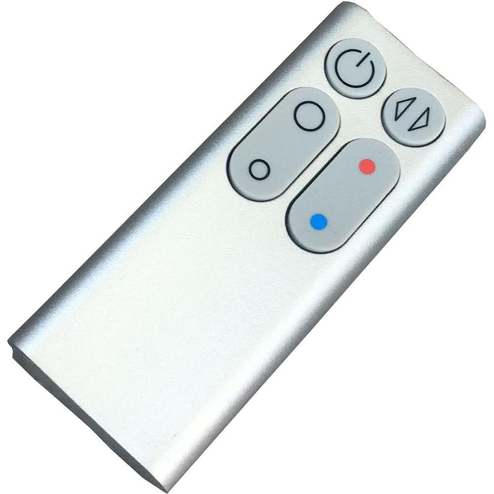 Horkovzdušný a chladnovzdušný ventilátor s dálkovým ovládáním pro Dyson AM04 AM05, stříbrný