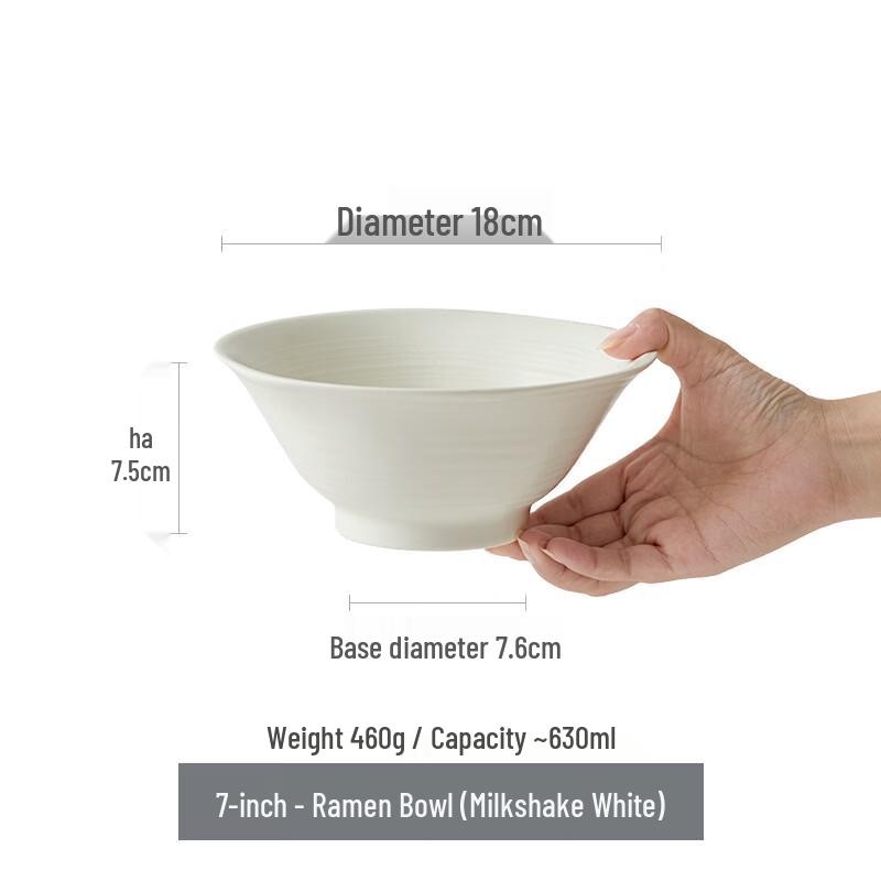 Yuzhu Xun Ceramic Ramen Bowl